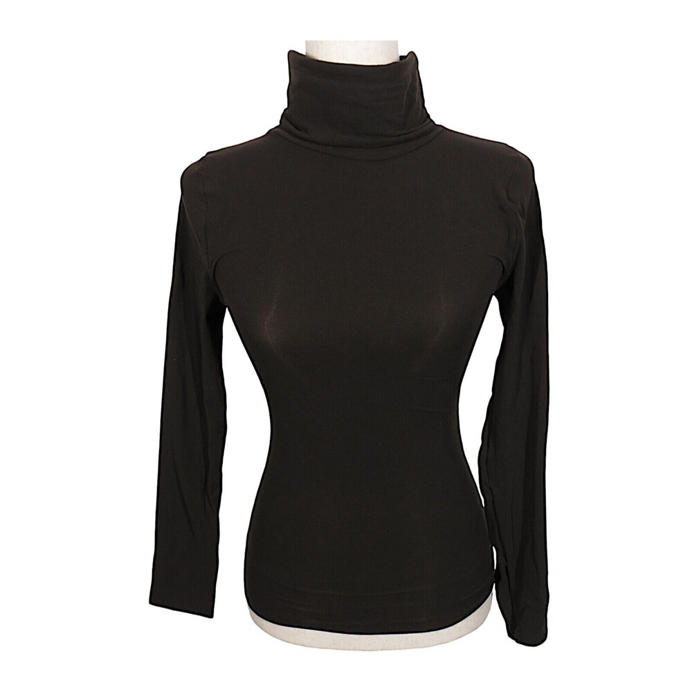 SPANX Long Sleeve Turtleneck Shaping Top, color bittersweet